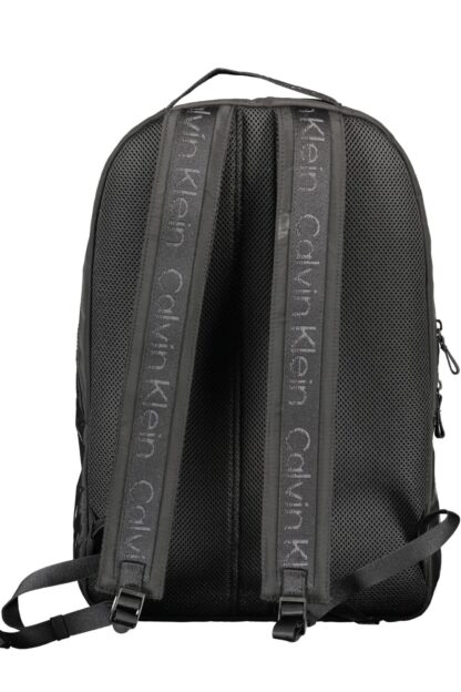 Calvin Klein - Black Polyester Men Backpack