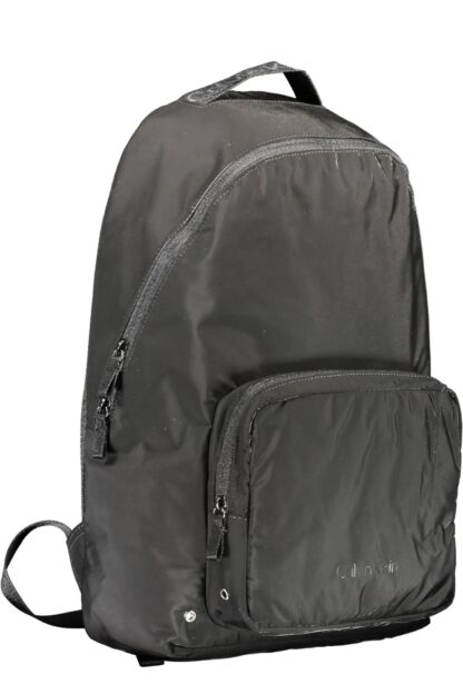 Calvin Klein - Black Polyester Men Backpack