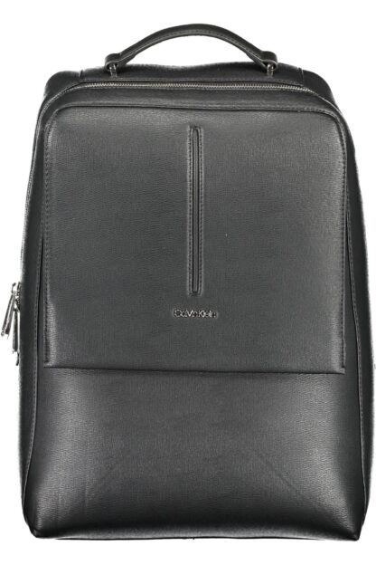 Calvin Klein - Black Polyester Men Backpack