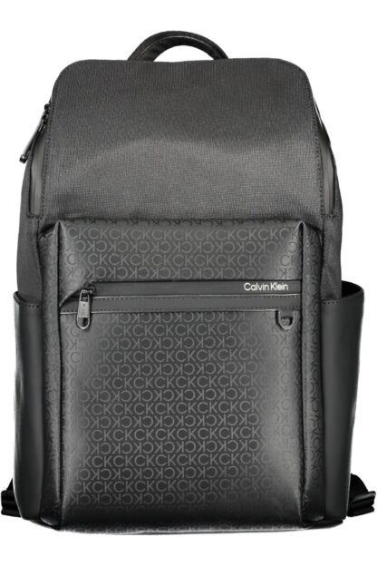 Calvin Klein - Black Polyester Men Backpack