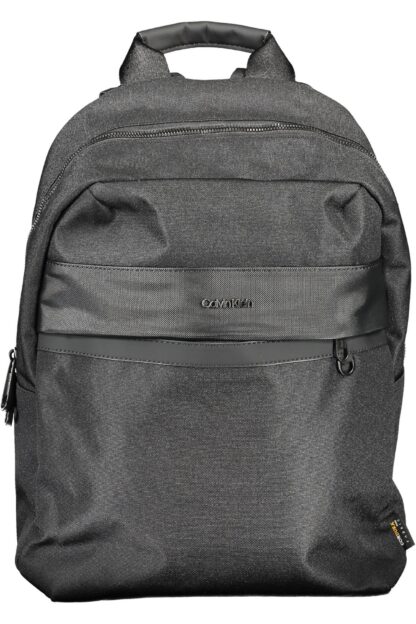 Calvin Klein - Black Polyester Men Backpack