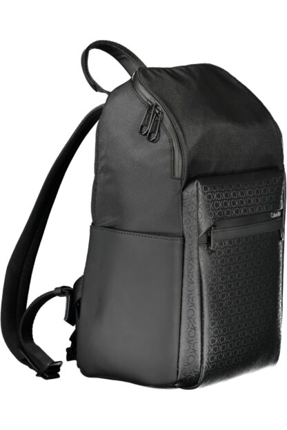 Calvin Klein - Black Polyester Men Backpack