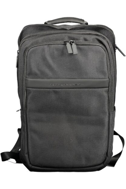 Porsche Design - Black Polyester Men Backpack