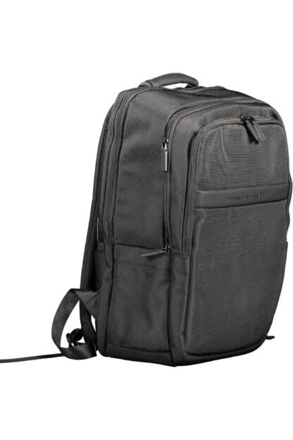 Porsche Design - Black Polyester Men Backpack