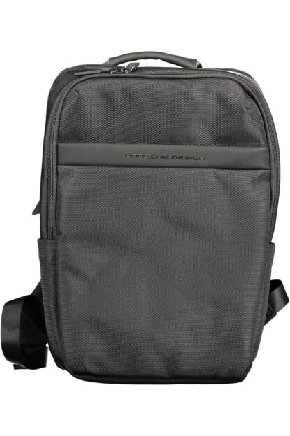 Porsche Design - Black Polyester Men Backpack