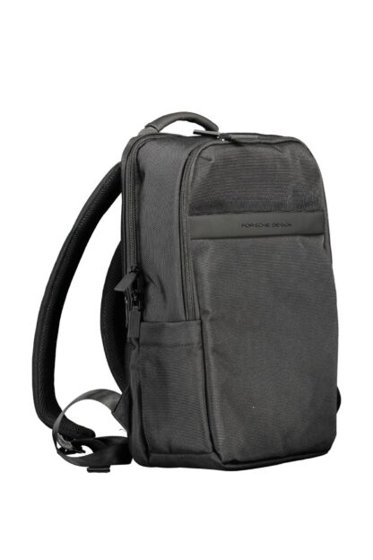 Porsche Design - Black Polyester Men Backpack