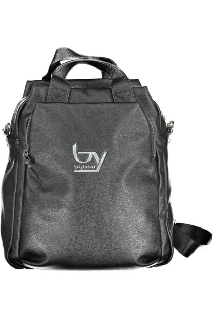 BYBLOS - Black Polyurethane Women Backpack