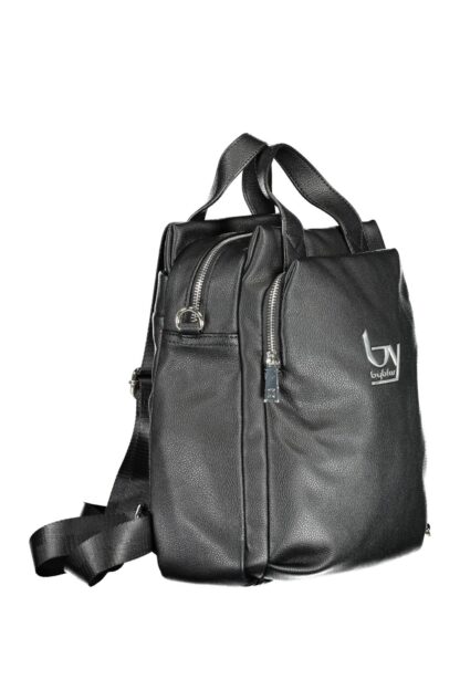 BYBLOS - Black Polyurethane Women Backpack