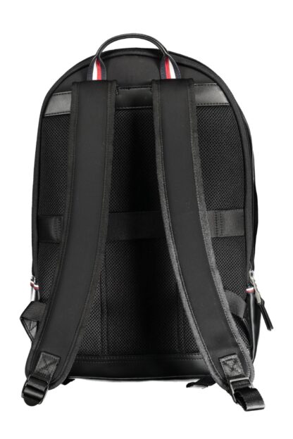 Tommy Hilfiger - Black Polyester Men Backpack