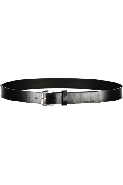 Calvin Klein - Black Leather Men Belt