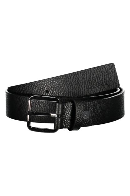 Calvin Klein - Black Leather Men Belt