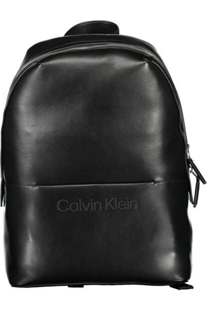 Calvin Klein - Black Polyester Men Backpack