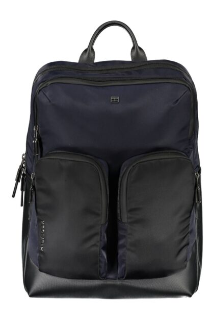 Tommy Hilfiger - Blue Polyurethane Men Backpack