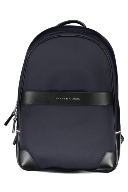 Tommy Hilfiger - Blue Polyester Men Backpack