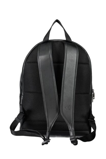 Calvin Klein - Black Polyurethane Men Backpack