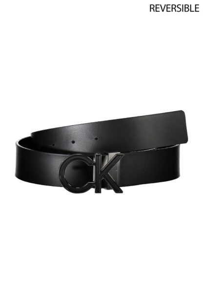 Calvin Klein - Black Leather Men Belt