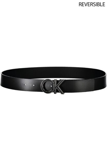 Calvin Klein - Black Leather Men Belt