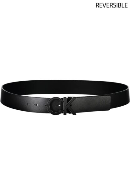 Calvin Klein - Black Leather Men Belt