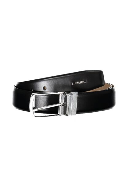 Calvin Klein - Black Leather Men Belt