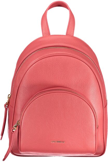 Coccinelle - Pink Leather Women Backpack