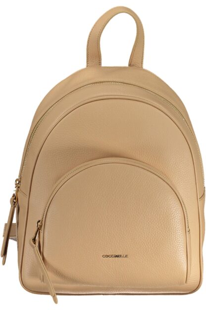 Coccinelle - Beige Leather Women Backpack