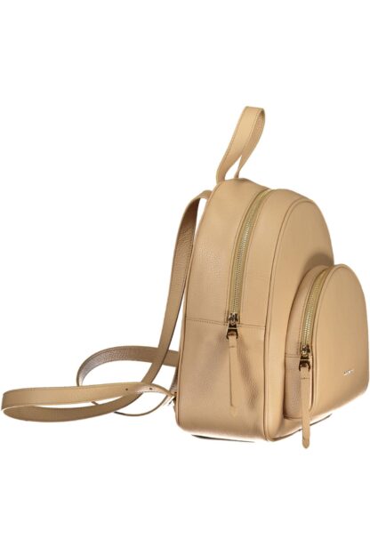 Coccinelle - Beige Leather Women Backpack