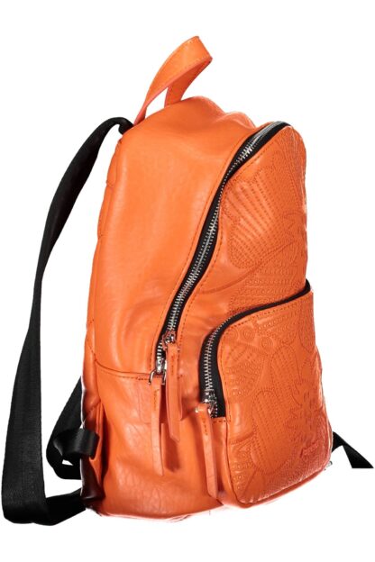 Desigual - Orange Polyurethane Women Backpack