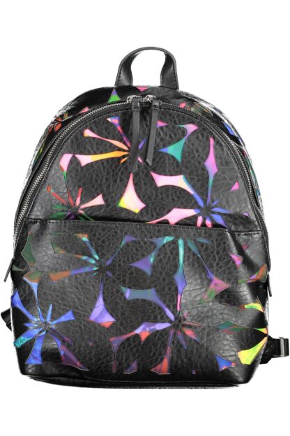 Desigual - Black Polyurethane Women Backpack