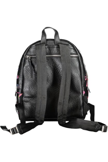 Desigual - Black Polyurethane Women Backpack