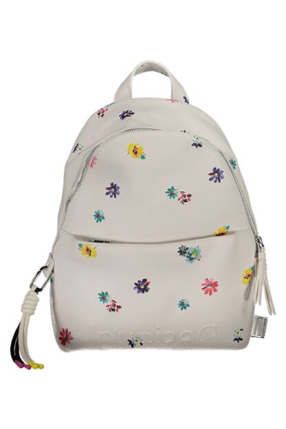 Desigual - White Polyurethane Women Backpack