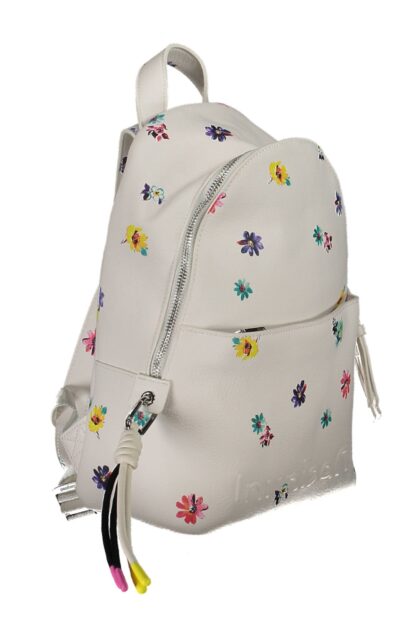 Desigual - White Polyurethane Women Backpack