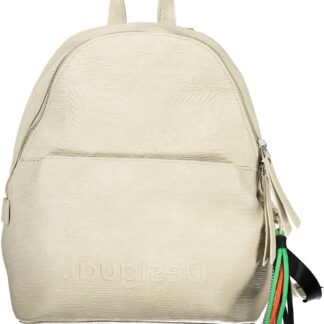 Desigual - White Polyurethane Women Backpack