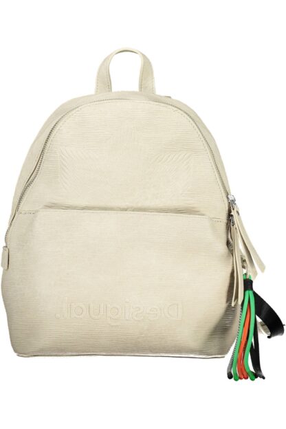 Desigual - White Polyurethane Women Backpack