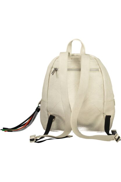 Desigual - White Polyurethane Women Backpack