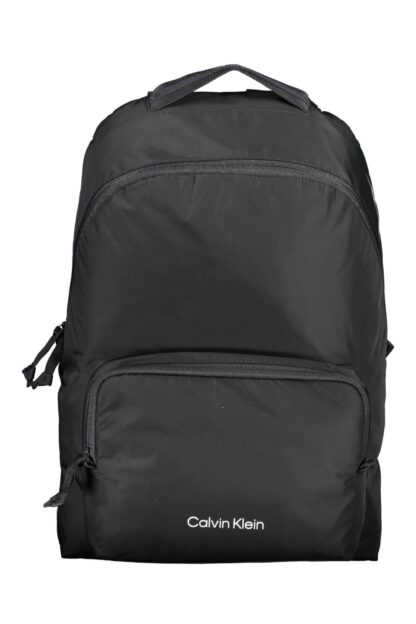 Calvin Klein - Black Polyester Men Backpack