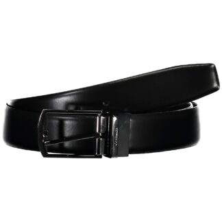 Calvin Klein - Black Leather Men Belt