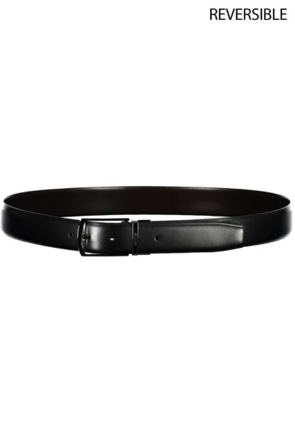 Calvin Klein - Black Leather Men Belt