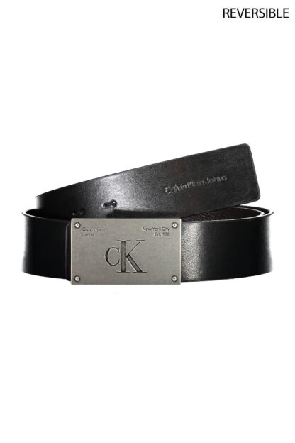 Calvin Klein - Brown Leather Men's Belt