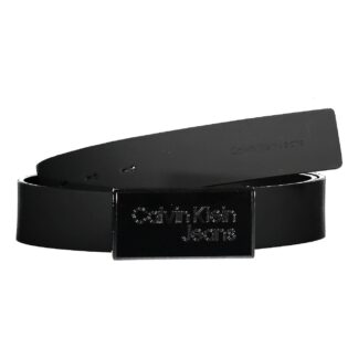 Calvin Klein - Black Leather Men Belt