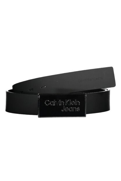 Calvin Klein - Black Leather Men Belt