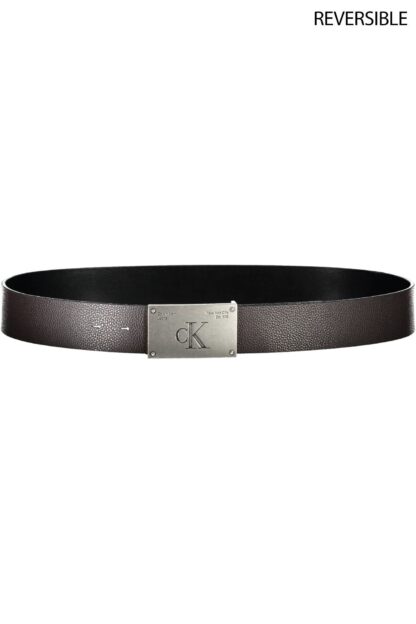 Calvin Klein - Brown Leather Men's Belt