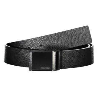 Calvin Klein - Black Leather Men Belt