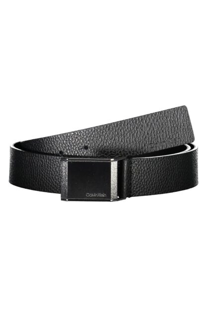 Calvin Klein - Black Leather Men Belt