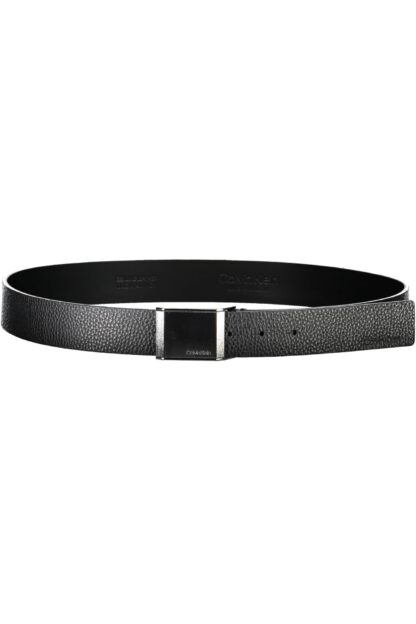 Calvin Klein - Black Leather Men Belt