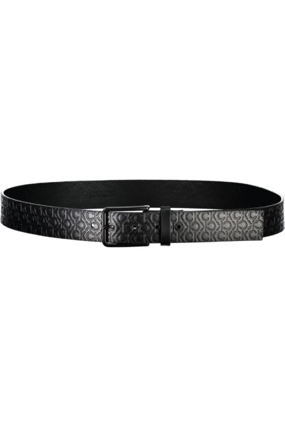 Calvin Klein - Black Leather Men Belt