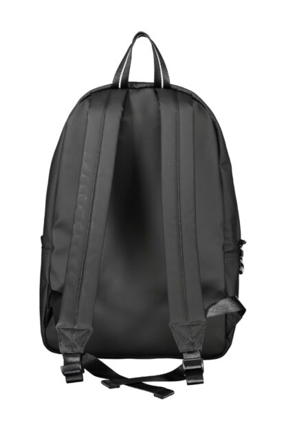 Tommy Hilfiger - Black Polyester Men Backpack