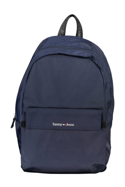 Tommy Hilfiger - Blue Recycled Polyester Men Backpack