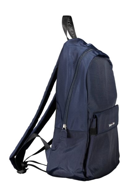 Tommy Hilfiger - Blue Recycled Polyester Men Backpack