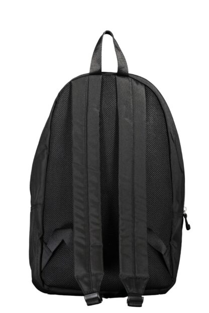 Tommy Hilfiger - Black Recycled Polyester Men Backpack