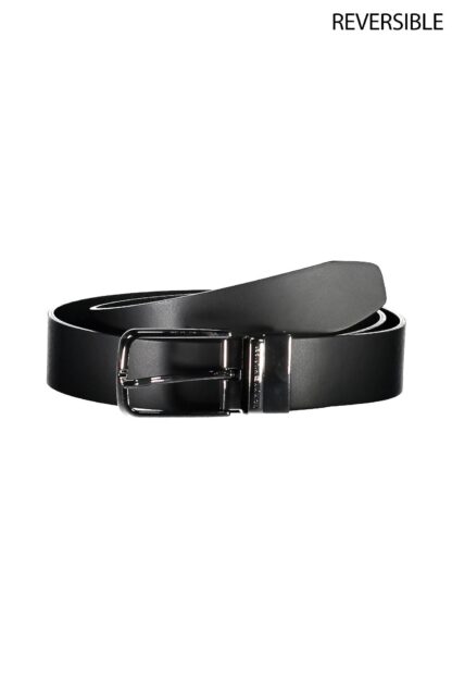 Tommy Hilfiger - Black Leather Men Belt